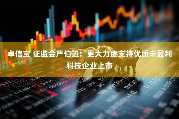 卓信宝 证监会严伯进：更大力度支持优质未盈利科技企业上市